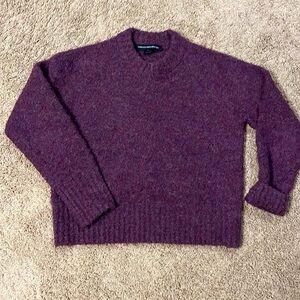 French connection purple sweater small new
